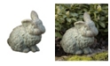 Campania International Rabbit with One Ear Up Garden Statue